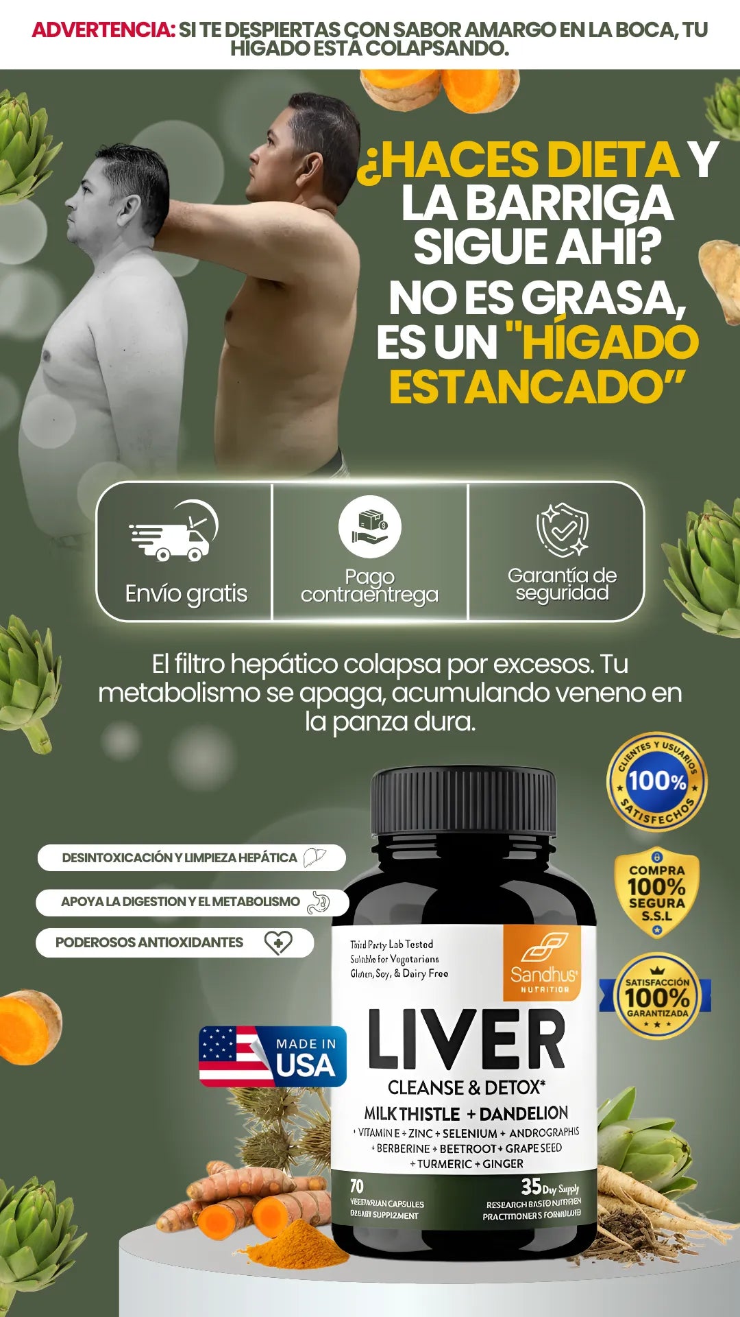 Liver Cleanse Detox | Limpiador de Higado Natural