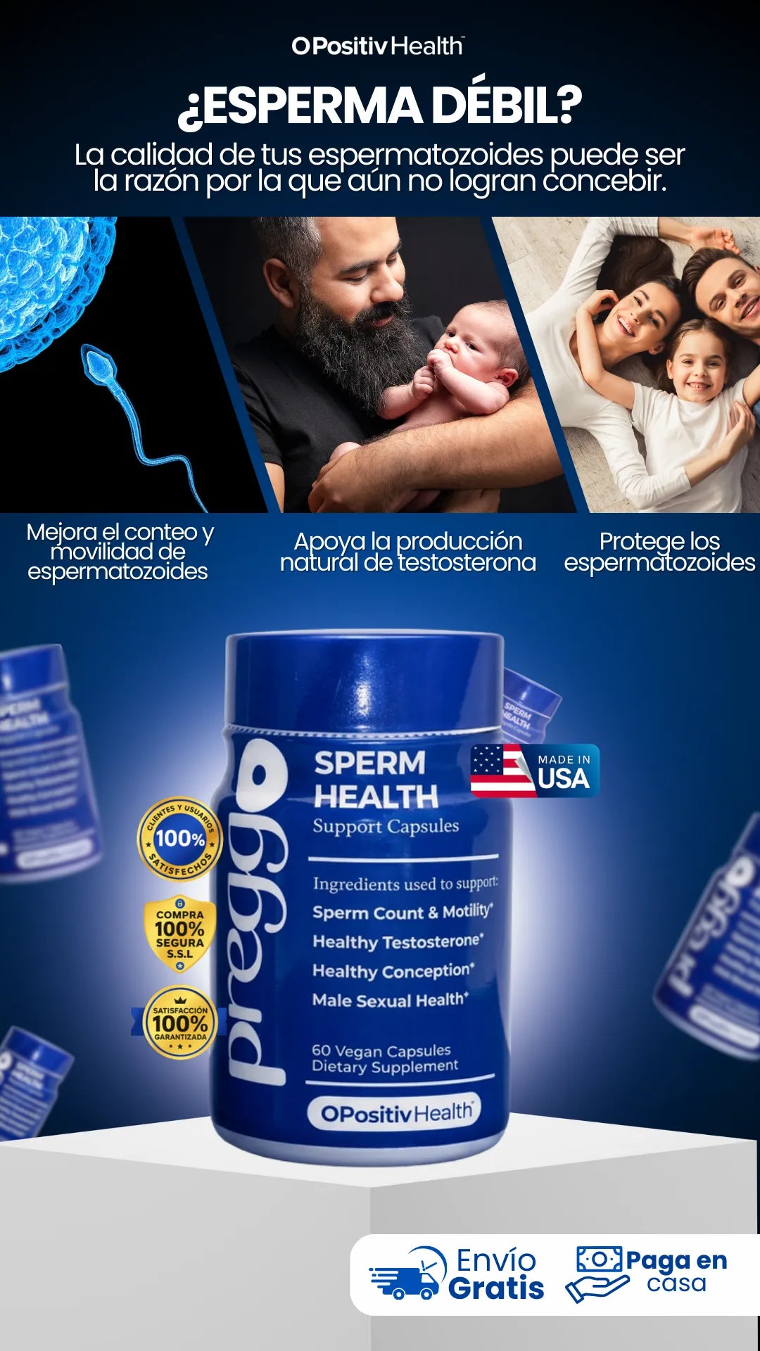 Preggo Sperm Health || Olvida la infertilidad y logra ser padre