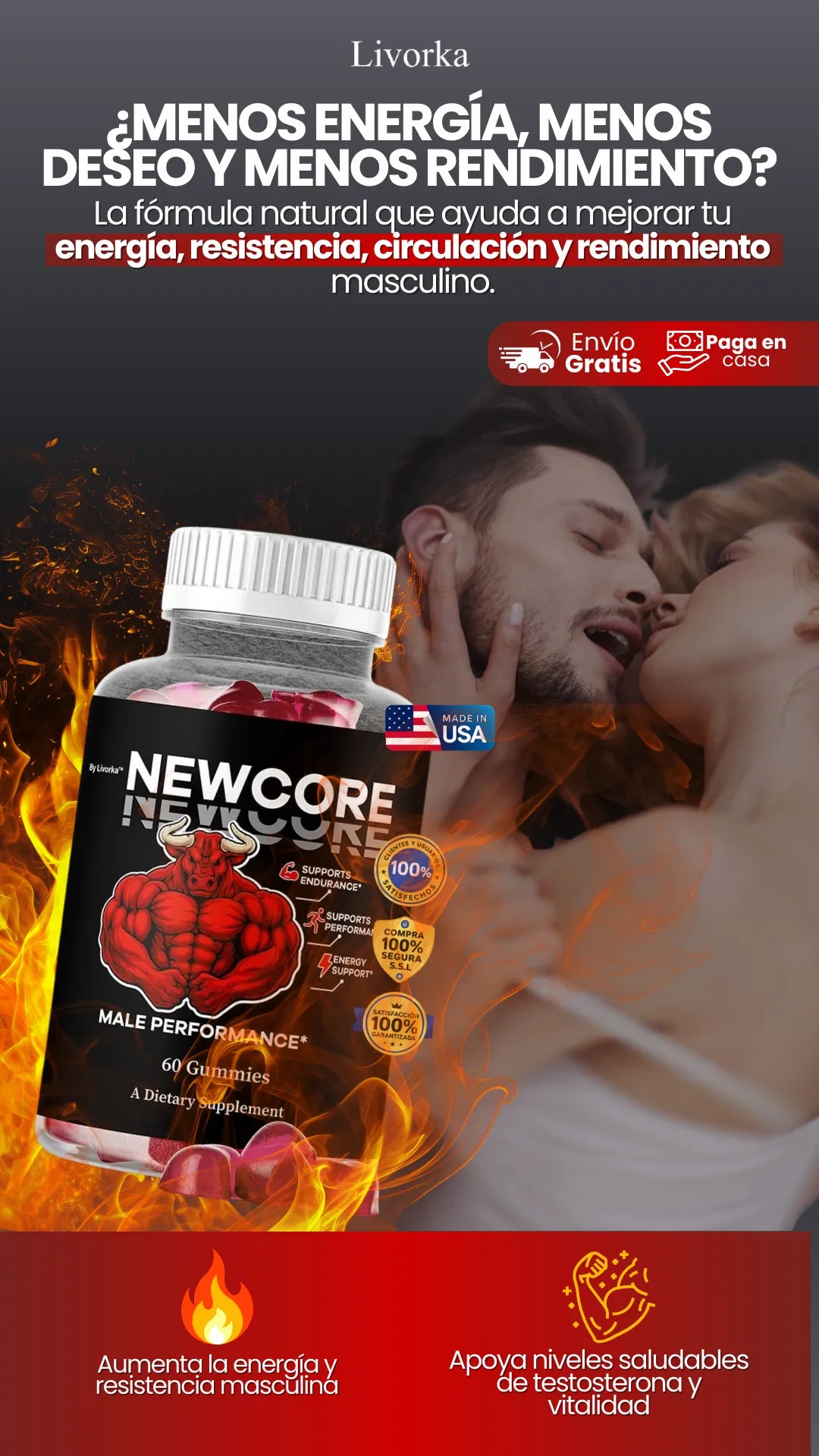 NEWCORE GOMITAS | Potencia tu energía y mejora tu rendimiento masculino