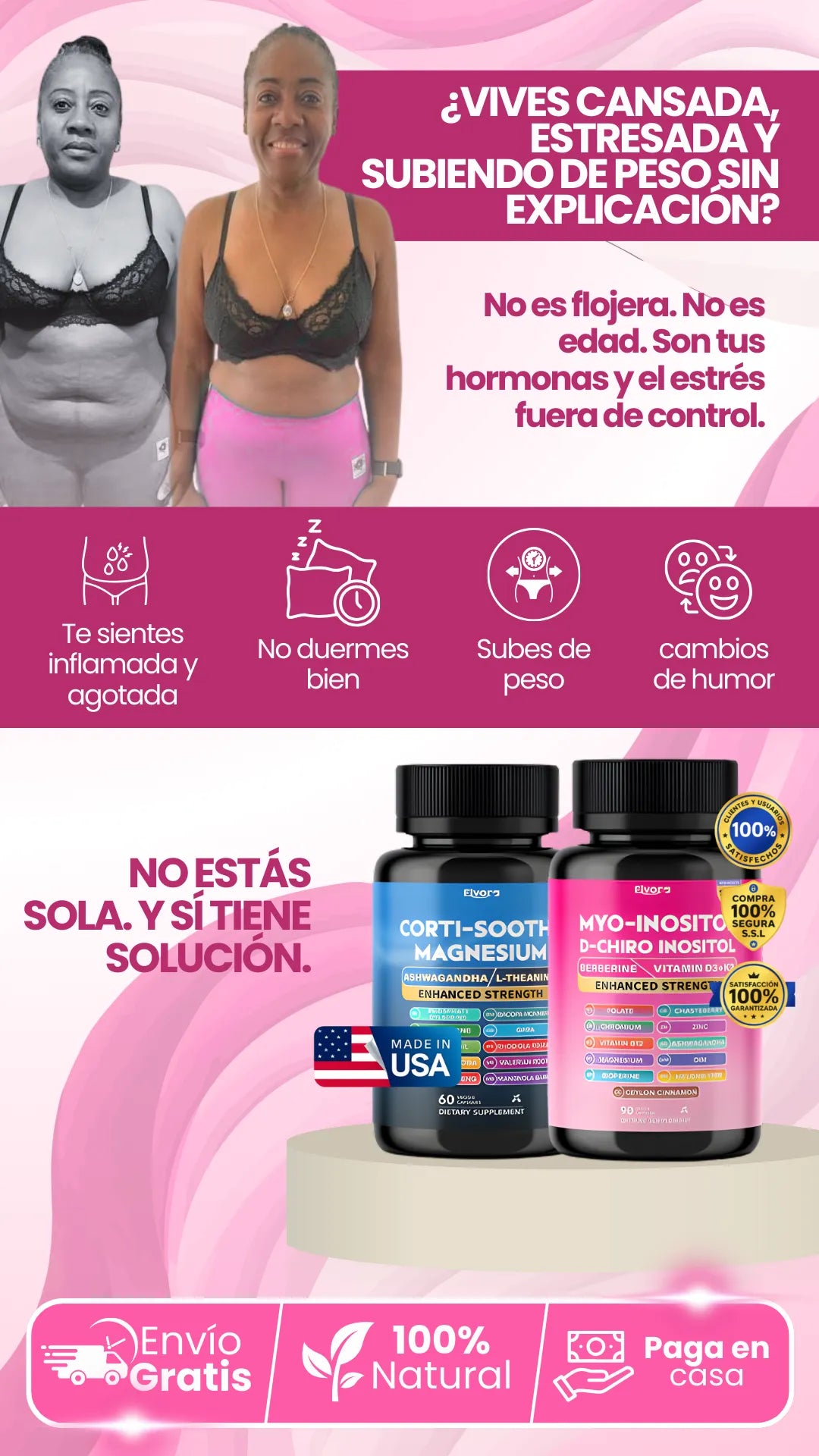 Corti-Health + Myo-Inositol | Equilibra tus hormonas y recupera tu estabilidad