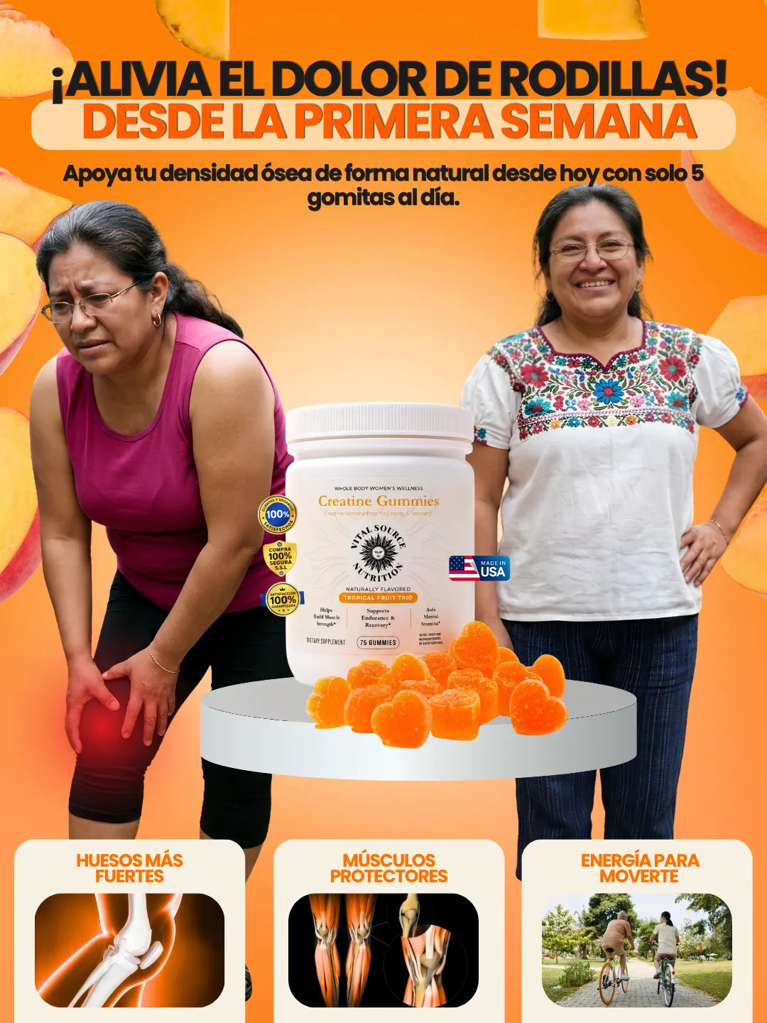 Gomitas para el dolor rodilla