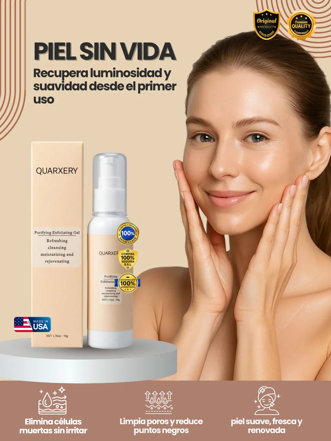 quarxery gel exfoliante