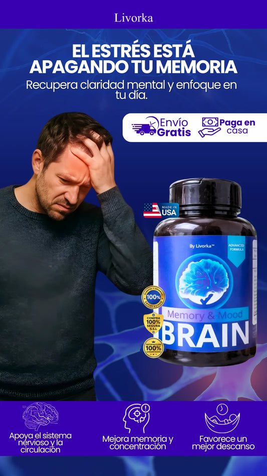 Memory and Mood Brain | Mejora tu memoria y ayuda a tu concentración