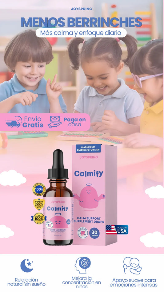 Calmify | Solución Natural Para Niños Inquietos, Distraídos y Sobreestimulados