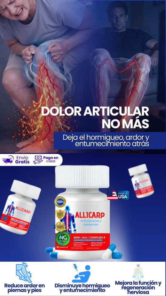 Allicarp | suplemento  para aliviar el dolor neuropático