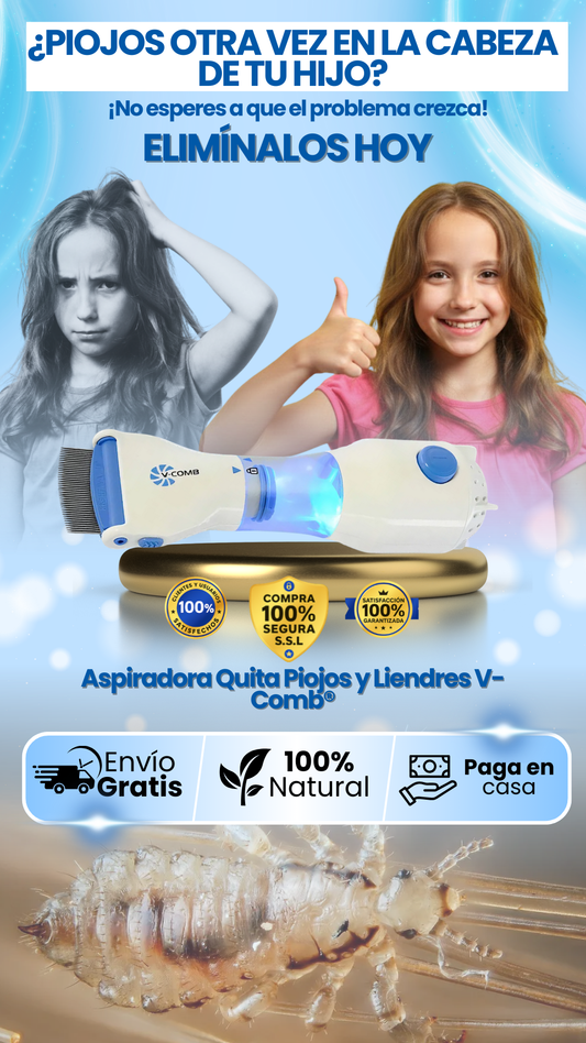 ByePiojos | Succión total contra piojos y liendres desde la primera pasada