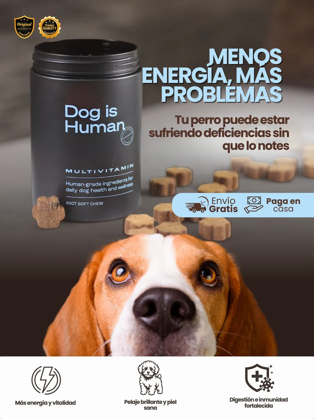 Dog Is Human | La Multivitamina Vet-Formulada para tu Perro