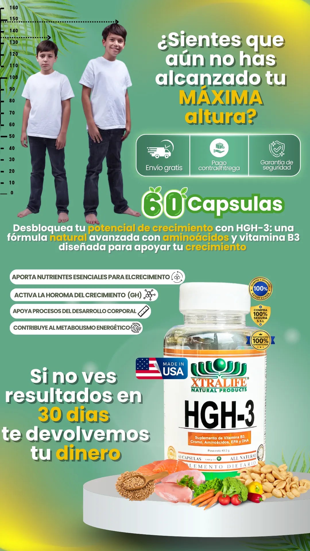 HGH 3 | Estimulante natural de la hormona de crecimiento