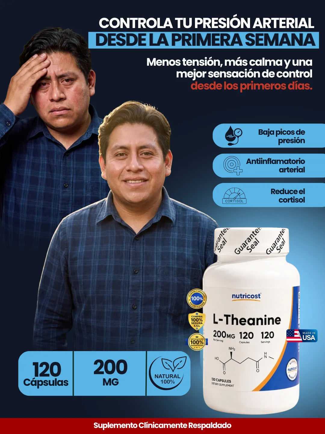 L-THEANINE PRESIÓN ARTERIAL