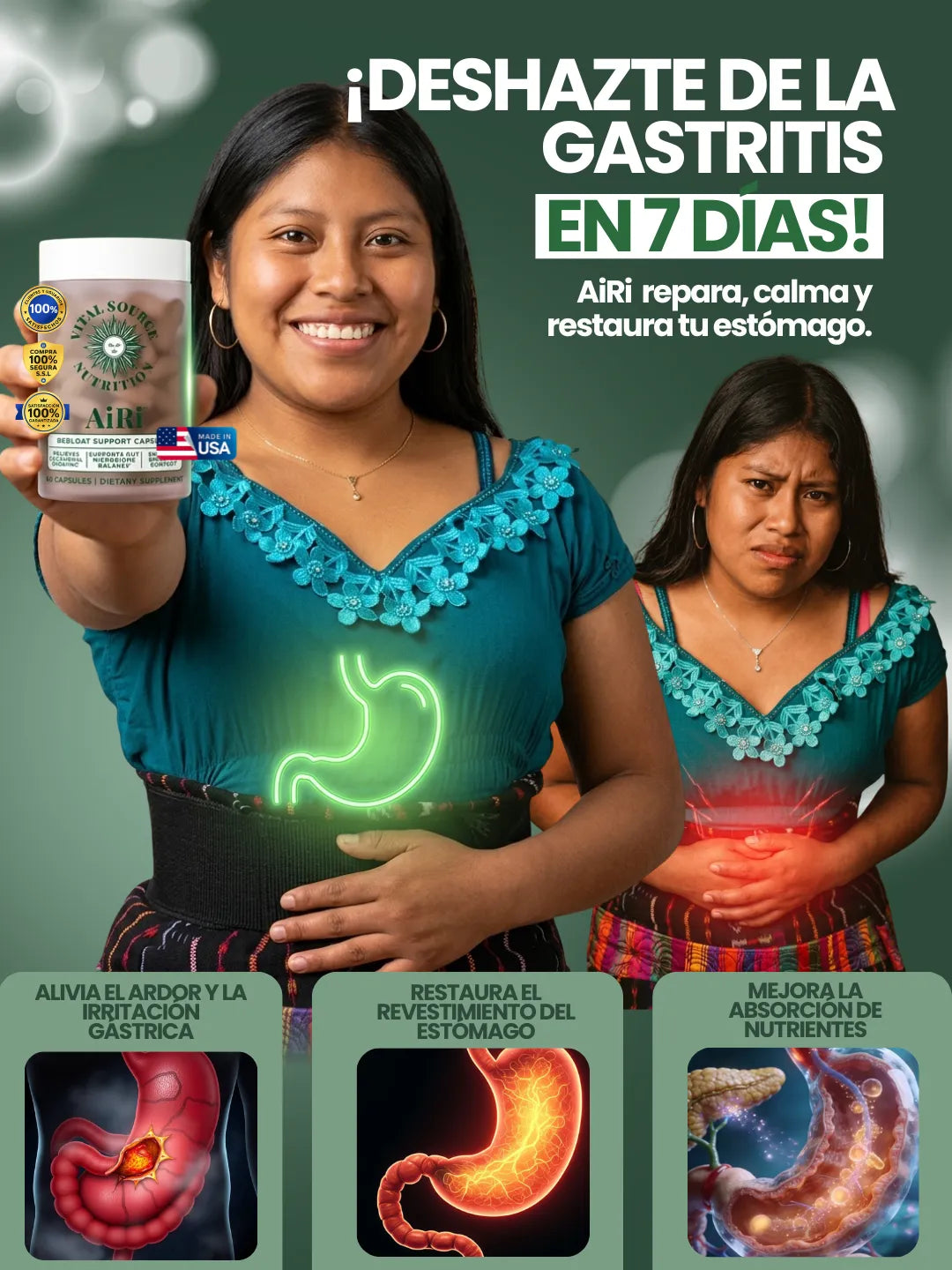 Capsulas para la Gastritis Naturales