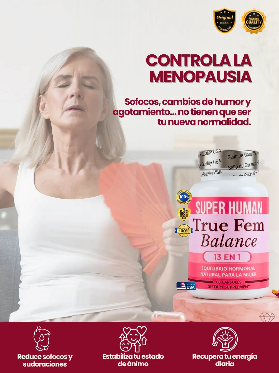 True Fem Balance | El 13-en-1 que VENCE la Menopausia